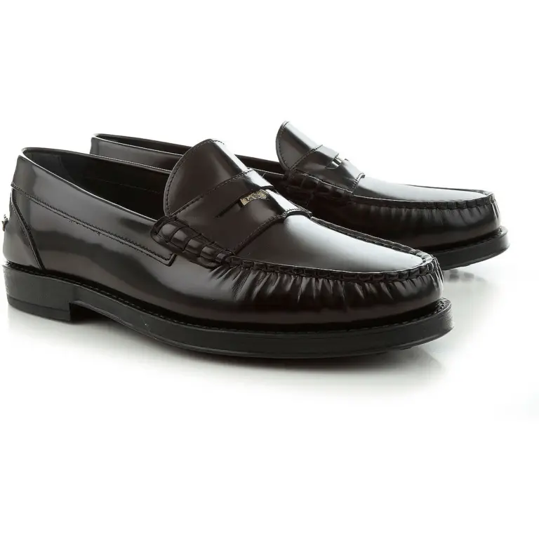 Giày Tod’s TOD’S logo plaque leather loafers XXM02I0EP00AKTB999 - Ảnh 4