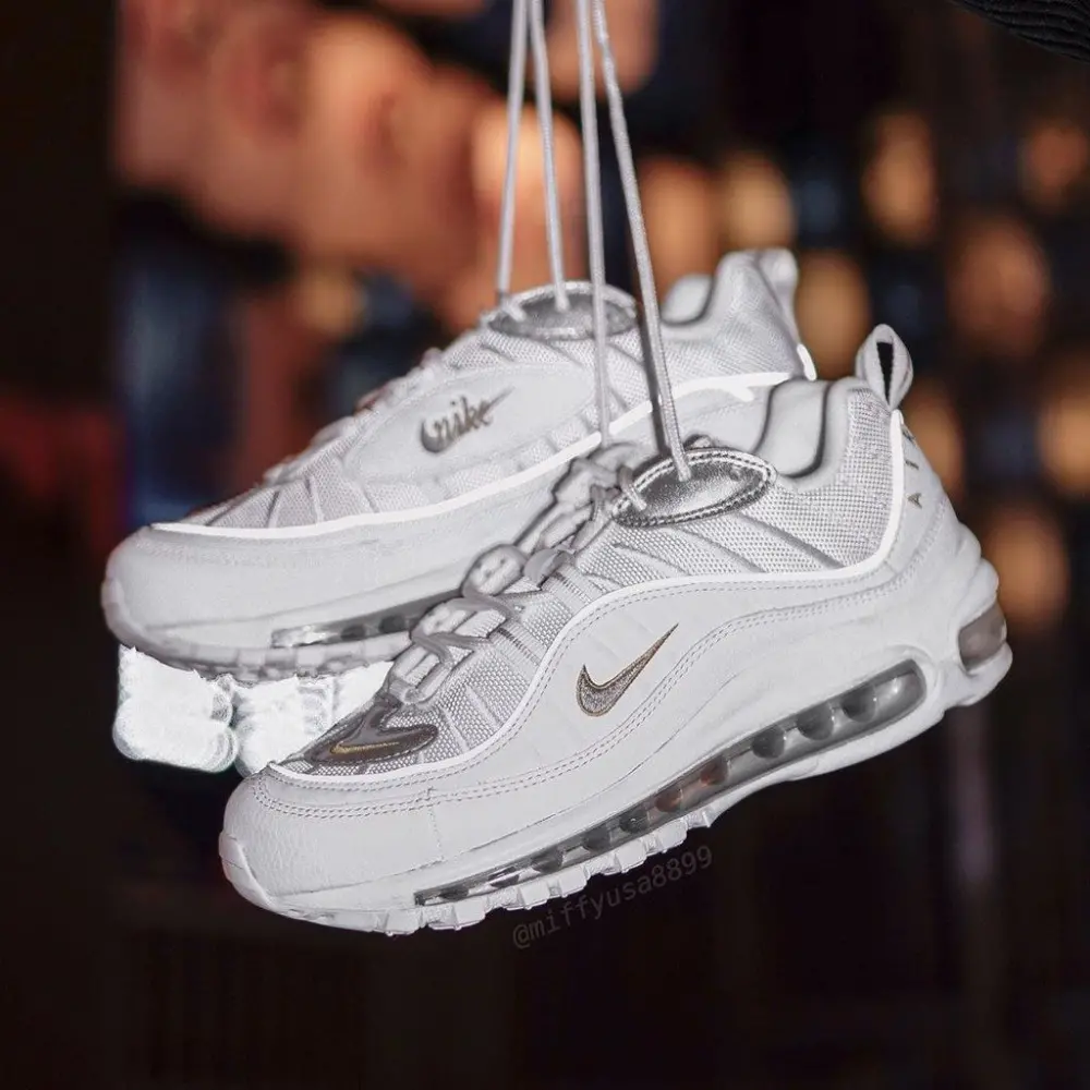 Alternative view of Giày Nike Air Max 98 'Blue Chill' CT2547-100