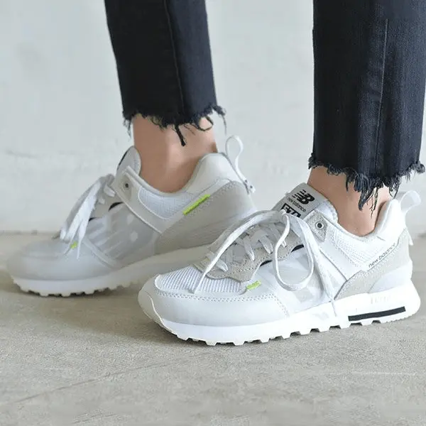 Giày New Balance 574 White Summer Fog ML574IDE - Ảnh 4