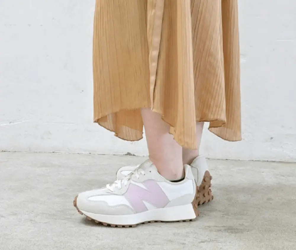 Alternative view of Giày New Balance 327 'Sea Salt Pink Haze' WS327AL