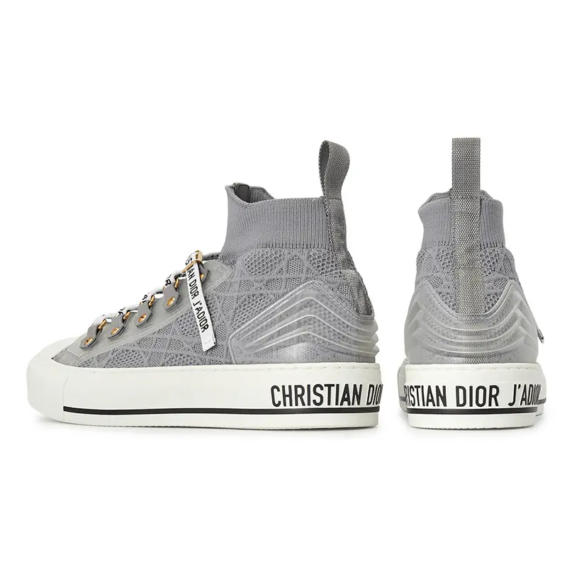 Giày Walk'n' Dior Sneaker Gray Cannage Technical Mesh KCK276NKR-S33G - Ảnh 4