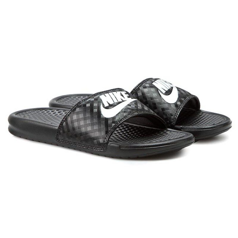 Dép Nike JDI Benassi Slides 'Black Diamond Pattern' 343881-011 - Ảnh 3