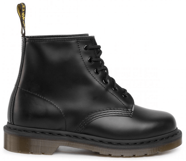 Giày Dr. Martens 101 Black Leather Combat Boots 10064001