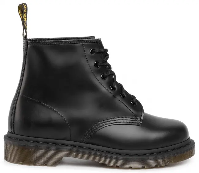 Giày Dr. Martens 101 Black Leather Combat Boots 10064001