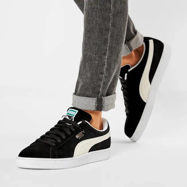 Giày Puma Suede Classic 'Black White' 352634-03 - Ảnh 3