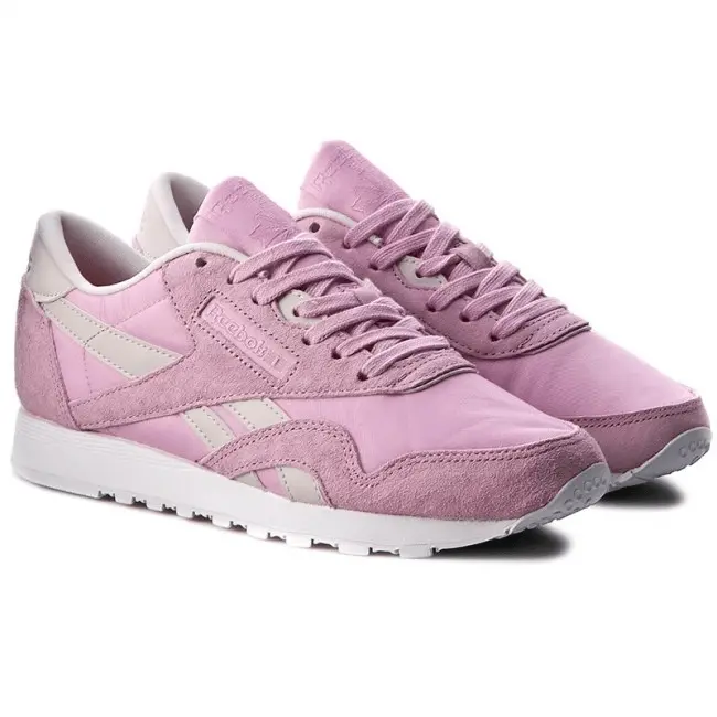 Alternative view of Giày Reebok FACE x Classic Nylon 'Pink' BD2683