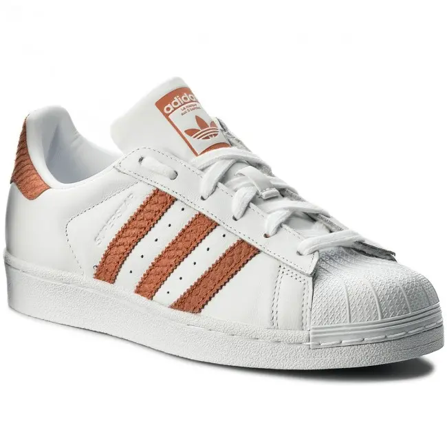 Giày Adidas SuperStar W 'White Chalk Coral' CG5462 - Ảnh 3