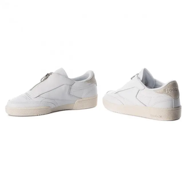 Giày Reebok Club C 85 Zip 'White' CN0139 - Ảnh 4