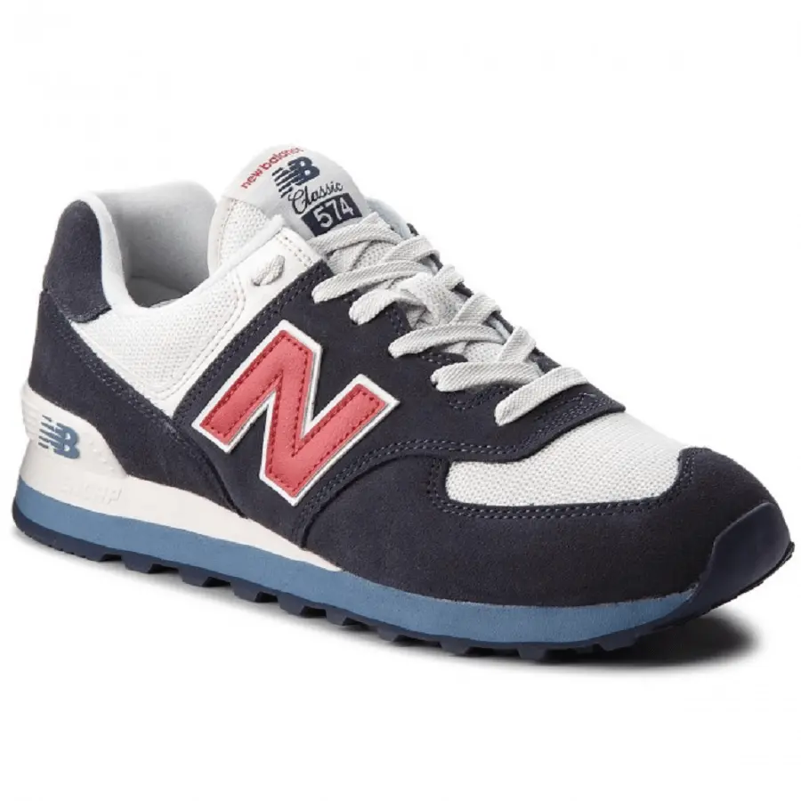 Giày New Balance 574 Core Plus 'Navy Red' ML574ESC - Ảnh 3