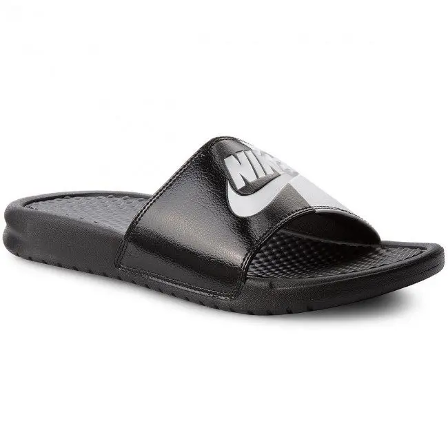 Alternative view of Dép Nike Benassi JDI " Black White " 343880-015