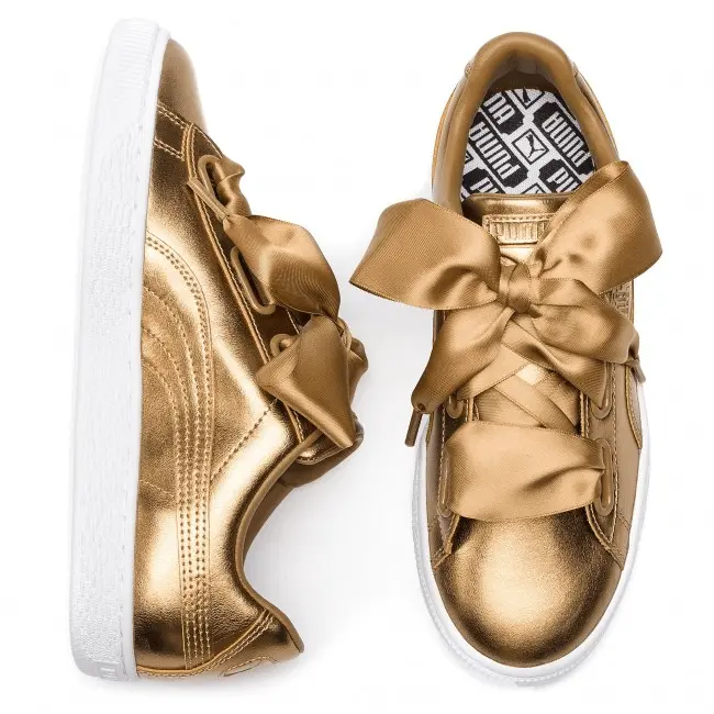 Giày Puma Wmns Basket Heart Luxe 366730-02 - Ảnh 3
