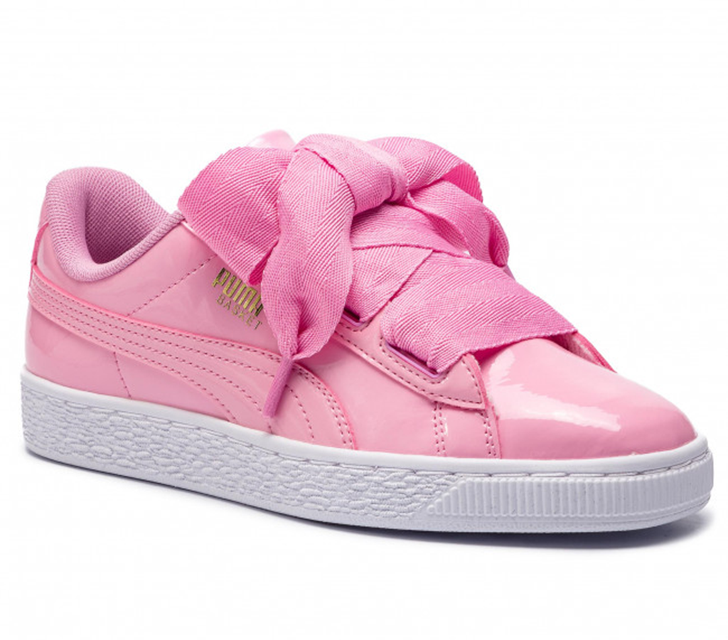 Giày Puma Wmns Basket Heart Patent Jr 'Prism Pink' 364817-03 - Ảnh 3