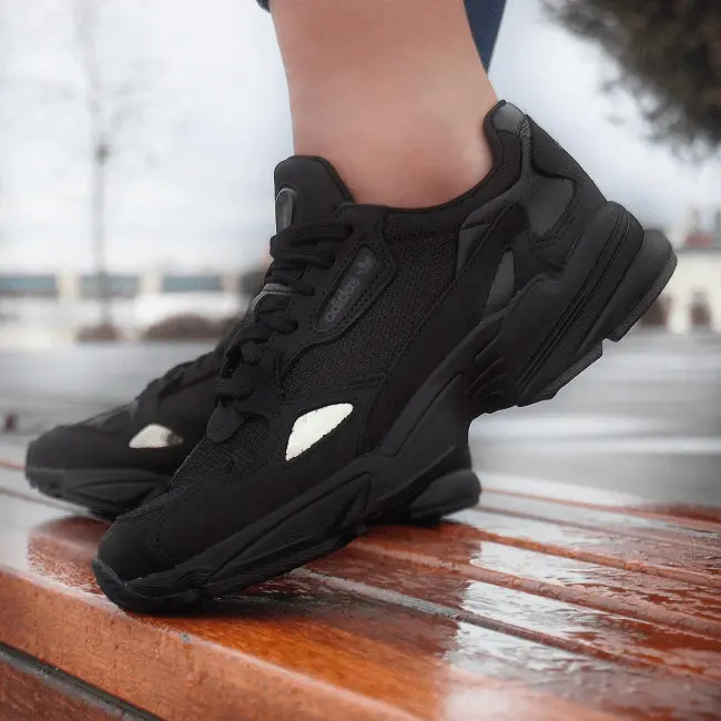 Giày Adidas Wmns Falcon 'Core Black' G26880 - Ảnh 3
