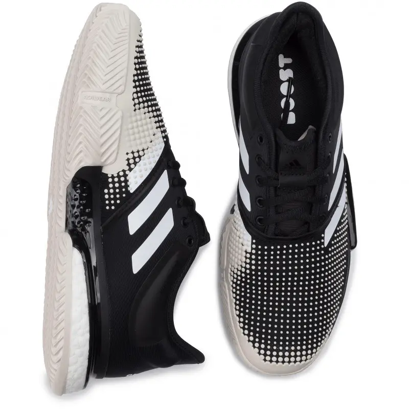 Giày Tennis Adidas SoleCourt Boost Clay 'Black White' G26293 - Ảnh 3