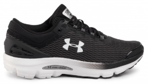 Giày Under Armour Charged Intake 3 'Black White' 3021229-004