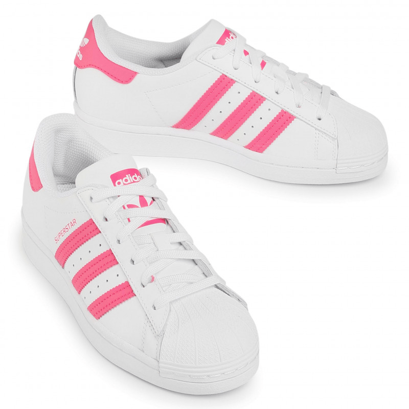 Giày Adidas Originals Superstar 2.0 J 'Black Pink' FW0773 - Ảnh 3