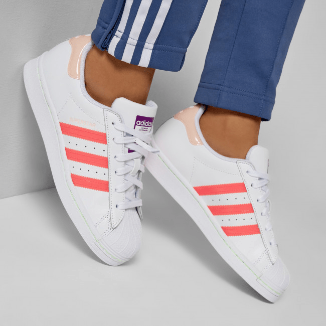 Giày Adidas Wmns Superstar 'Signal Pink' FW2502 - Ảnh 7