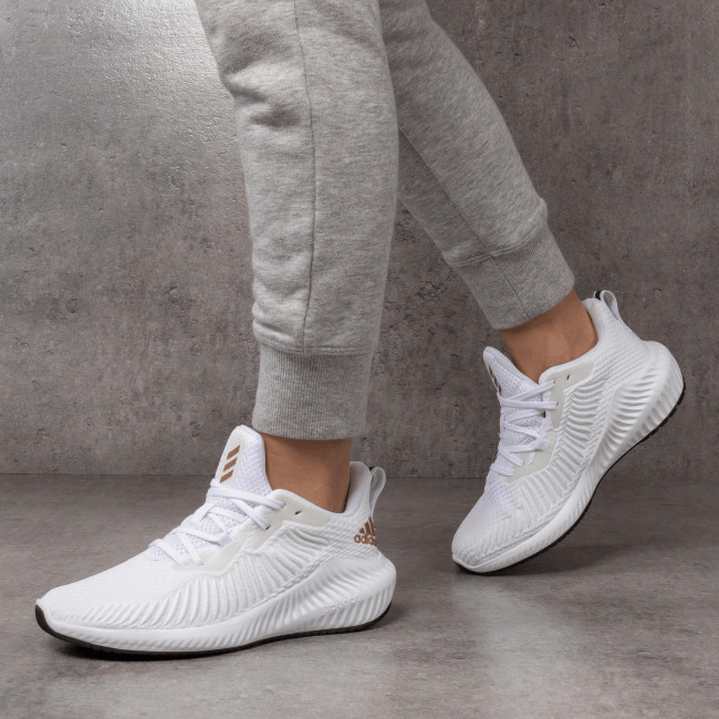Giày Adidas Wmns Alphabounce+ 3 'White Copper Metallic' EG1386 - Ảnh 3