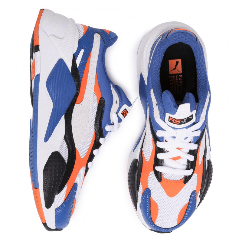 Puma RS-X³ Miracle Orange Blue White 372912-01 - Ảnh 6