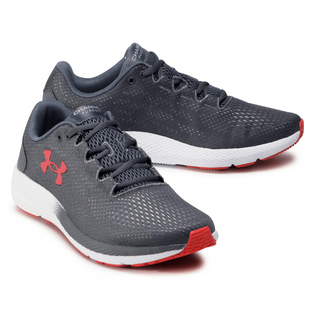 Giày Under Armour Charged Pursuit 2 'Pitch Grey Red' 3022594-103 - Ảnh 3