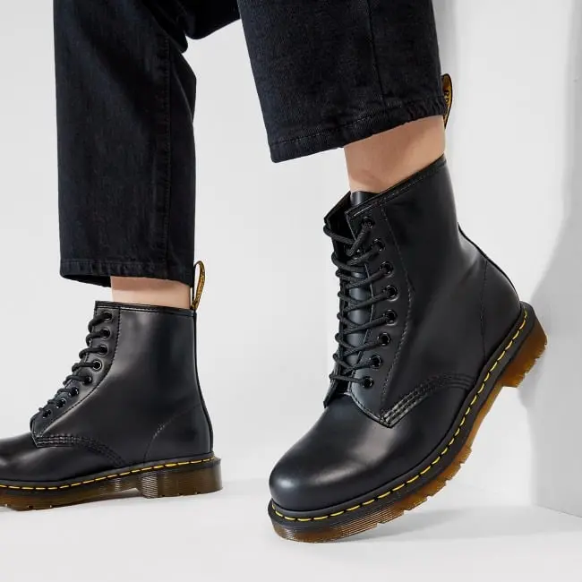 Giày Dr. Martens 1460 Smooth Leather Boot 'Black' 11822006 - Ảnh 3