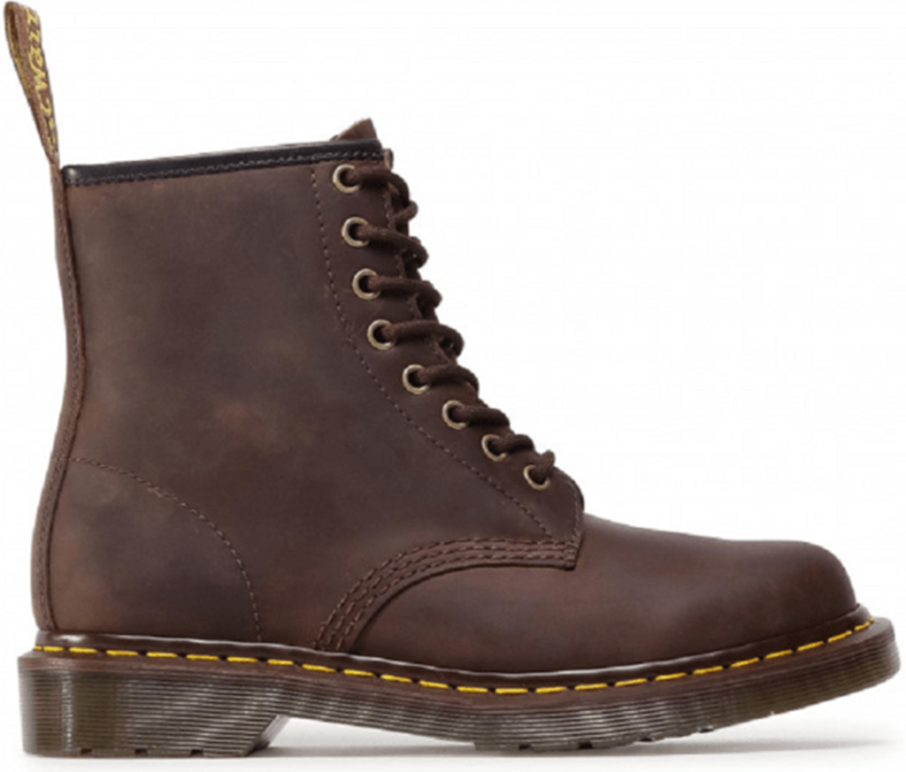 Giày Dr. Martens 1460 Dark Brown Crazy Horse Ankle Boots 11822203