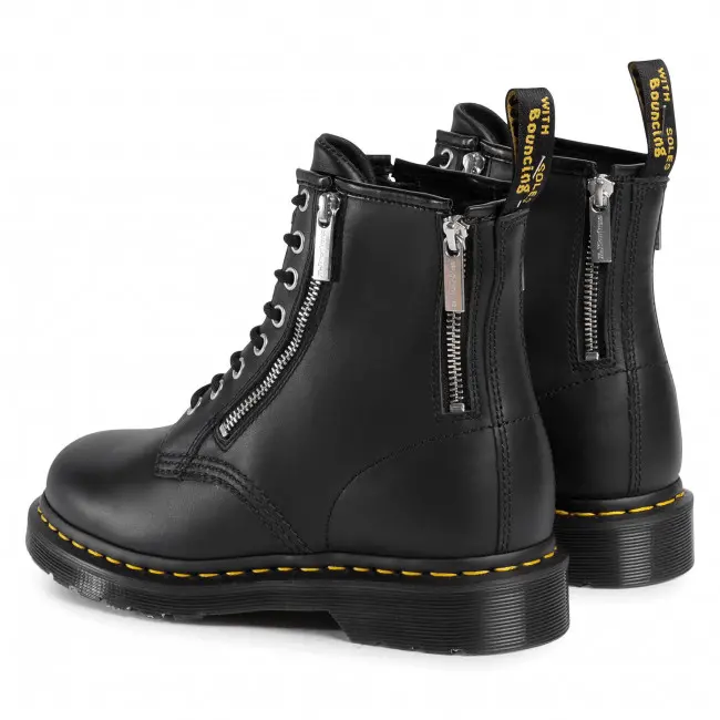 Giày Dr. Martens 1460 Zip Nappa Amphibious Black 26103001 - Ảnh 5