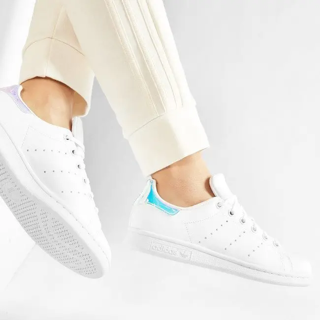 Giày Adidas Stansmith Primegreen J 'Hologram' FX7521 - Ảnh 5