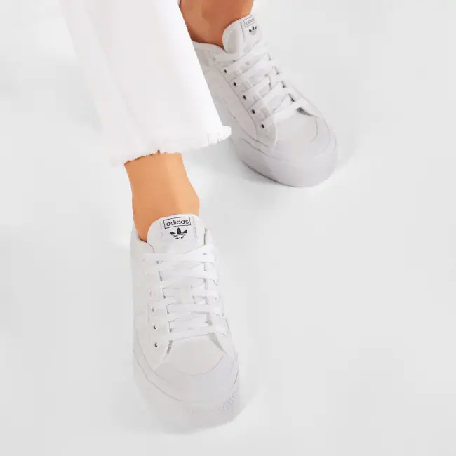 Giày Adidas Wmns Nizza Platform 'Triple White' FV5322 - Ảnh 5