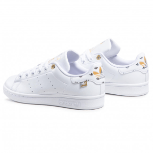 Alternative view of Giày Adidas Stan Smith 'White Silver Gold' FX5652