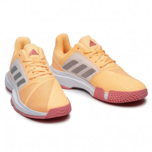 Alternative view of Giày Adidas CourtJam Bounce 'Solar Orange' FX1523