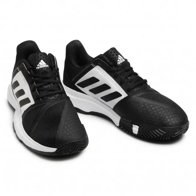 Alternative view of Giày Adidas CourtJam Bounce 'Black White' FX1497