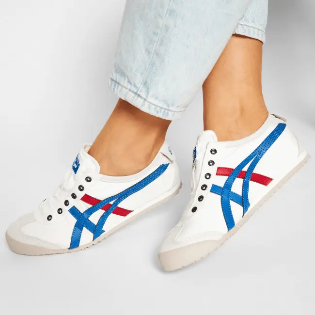 Giày Onitsuka Tiger Mexico 660 'White Blue' D3K0N-0143 - Ảnh 4