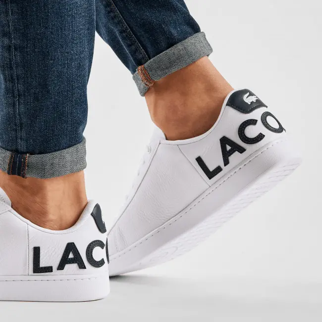 Alternative view of Giày Lacoste Men's Carnabi Evo 120 White Sneakers 739SMA0052-042