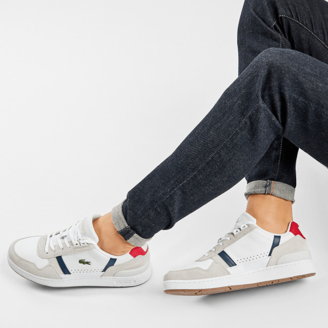 Giày Lacoste Europa Tcl Spm Leather 'White' 7-30SPM000821G - Ảnh 3