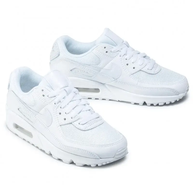 Giày Nike Wmns Air Max 90 Twist 'Triple White' CV8110-100 - Ảnh 3