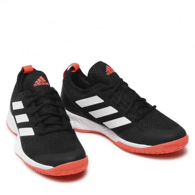 Alternative view of Giày Adidas Multi-Court 'Black White Orange' H00940