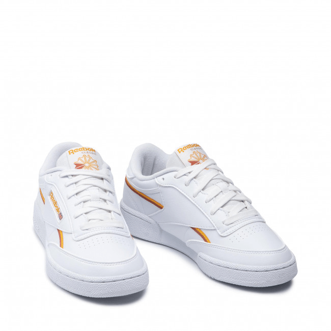 Giày Reebok Club C 85 Vegan 'White Collegiate Gold' GX7564 - Ảnh 4