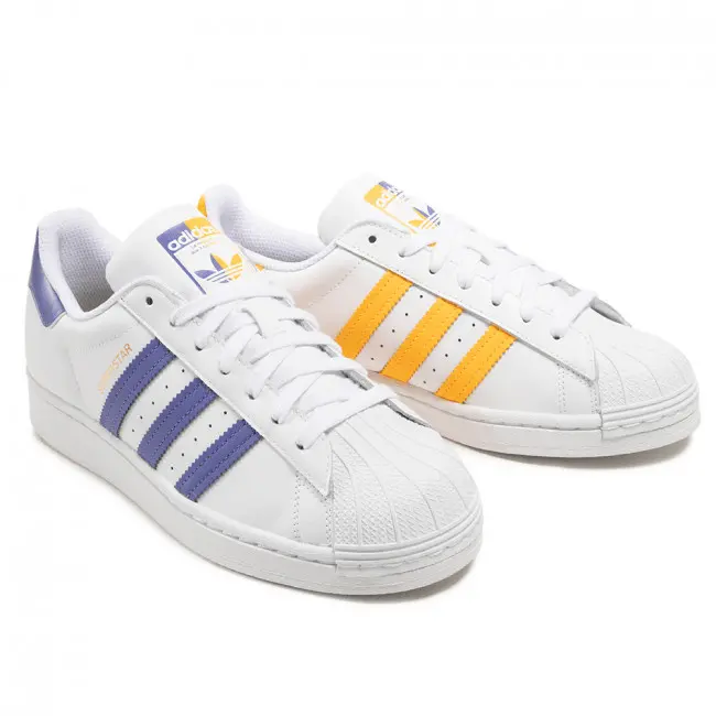 Alternative view of Giày Adidas Superstar 'Lakers' FX5529