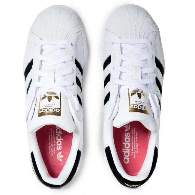 Alternative view of Giày Adidas Wmns Superstar 'Heart Logo White' FY4755
