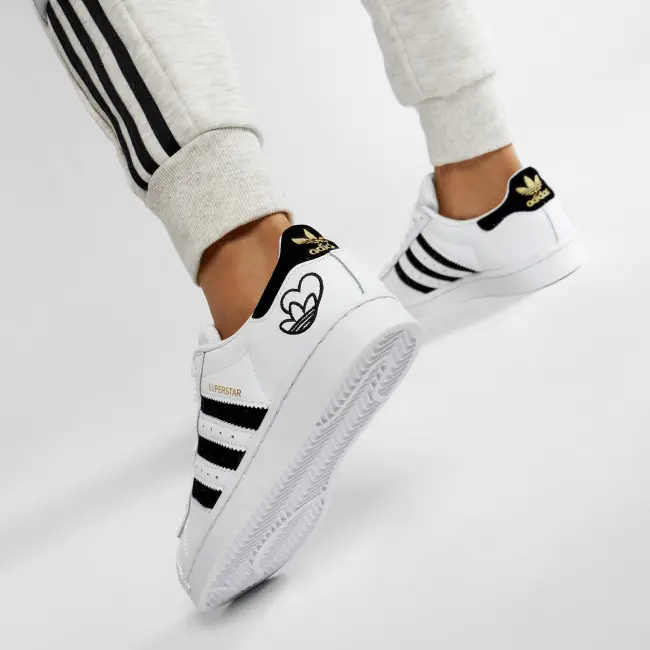 Giày Adidas Wmns Superstar 'Heart Logo White' FY4755 - Ảnh 4