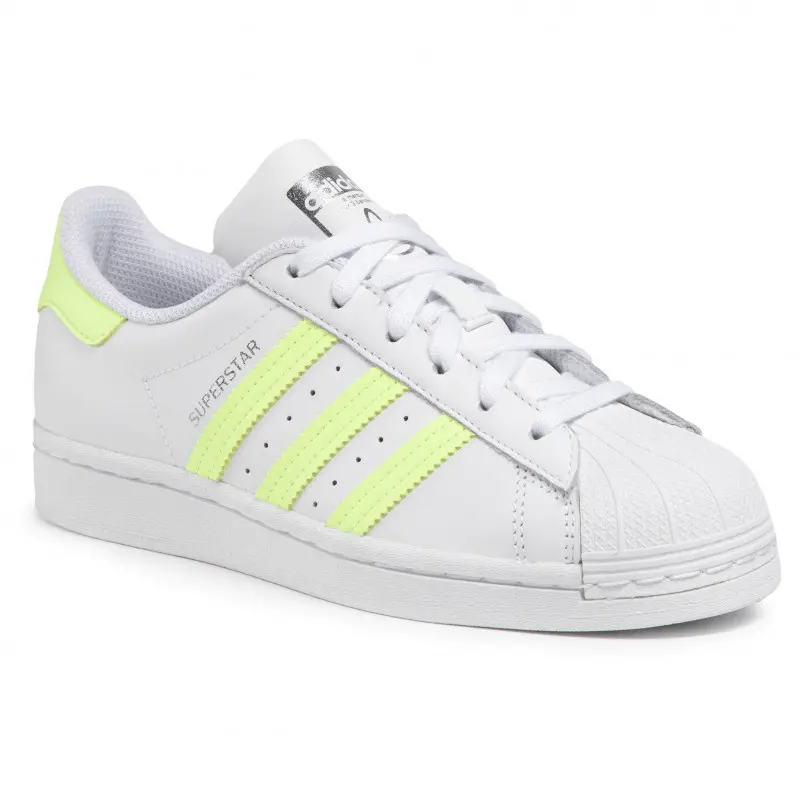 Alternative view of Giày Adidas Superstar W 'Ftwwht Hireye Msilve' FX6090