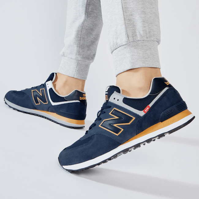 Giày New Balance 574 Classic Running 'Natural Indigo' ML574SY2 - Ảnh 5