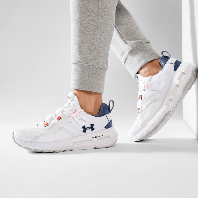 Giày Under Armour HOVR Mega MVMNT 'White Orange' 3023594-104 - Ảnh 2