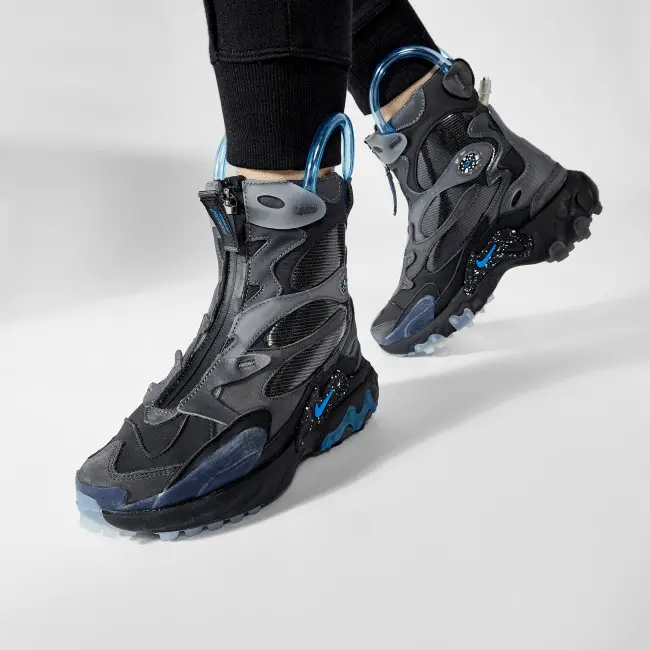 Giày Nike Undercover x React Boot 'Black' CJ6971-001 - Ảnh 5