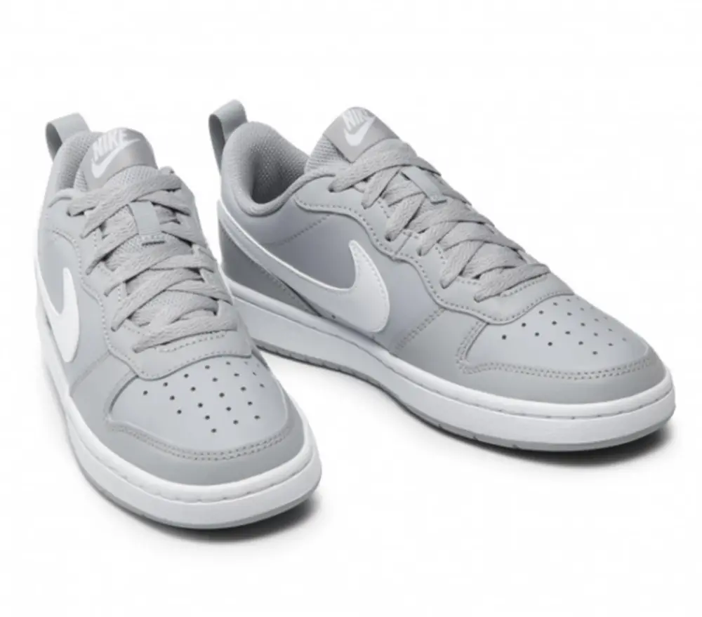 Giày Nike Court Borough Low 2 Grey (GS) BQ5448-008 - Ảnh 4