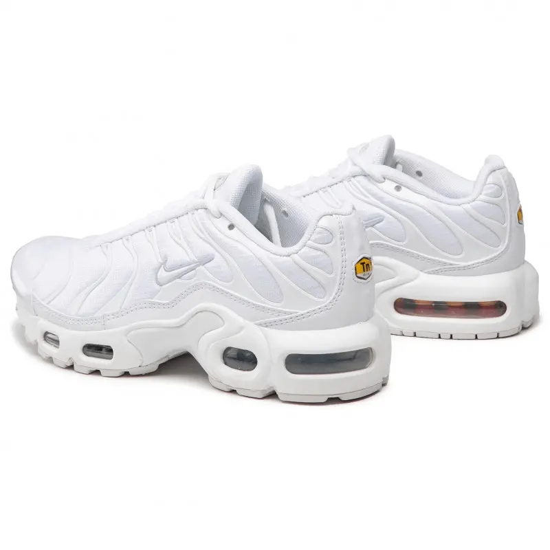 Giày Nike Air Max Plus GS 'White Metallic Silver' CW7044-100 - Ảnh 3