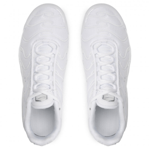 Alternative view of Giày Nike Air Max Plus GS 'White Metallic Silver' CW7044-100