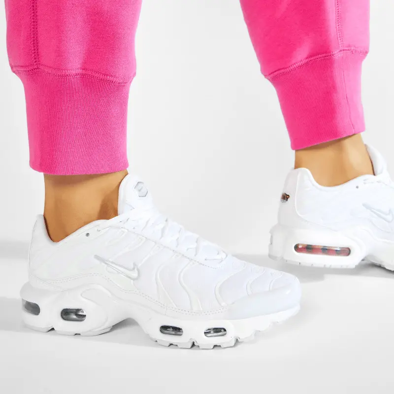 Giày Nike Air Max Plus GS 'White Metallic Silver' CW7044-100 - Ảnh 6