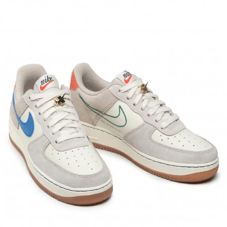 Giày Nike Air Force 1 Low First Use Sail Royal 'Sail' DA8302-100 - Ảnh 6
